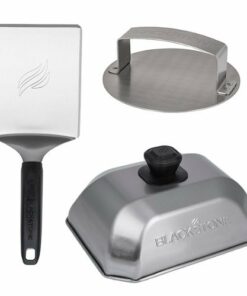 Blackstone - 3-Piece Press and Sear Burger Kit with Press, Burger Spatula and Basting Dome - Silver