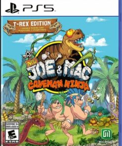 New Joe and Mac: Caveman T-Rex Edition - PlayStation 5