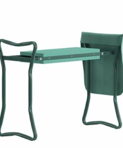 Flash Furniture - Assisi Garden Kneeler & Tool Pouch - Padded Bench/Seat for Kneeling/Sitting - Green