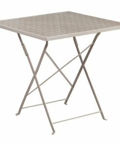 Flash Furniture - Oia Contemporary Patio Table - Light Gray 0