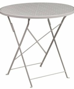 Flash Furniture - Oia Contemporary Patio Table - Light Gray 1