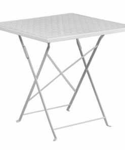 Flash Furniture - Oia Contemporary Patio Table - White 0