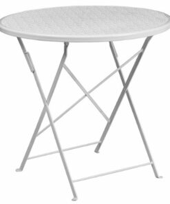 Flash Furniture - Oia Contemporary Patio Table - White 1