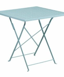 Flash Furniture - Oia Contemporary Patio Table - Sky Blue 1