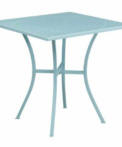 Flash Furniture - Oia Contemporary Patio Table - Sky Blue 2