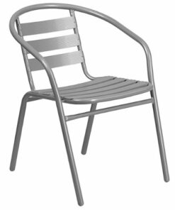 Flash Furniture - Lila Patio Chair - Silver
