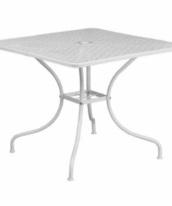 Flash Furniture - Oia Contemporary Patio Table - White 3