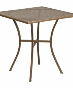 Flash Furniture - Oia Contemporary Patio Table - Gold 1