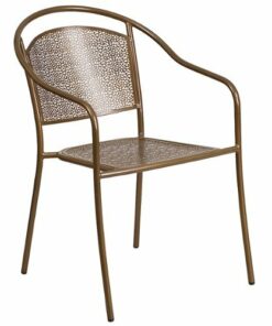 Flash Furniture - Oia Patio Chair - Gold 0