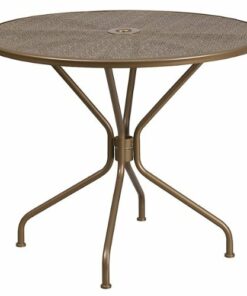 Flash Furniture - Oia Contemporary Patio Table - Gold 2