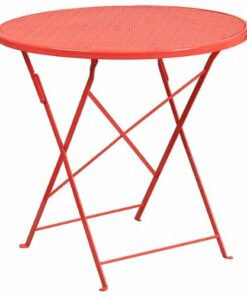 Flash Furniture - Oia Contemporary Patio Table - Coral 2