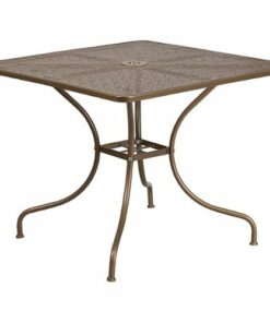 Flash Furniture - Oia Contemporary Patio Table - Gold 4