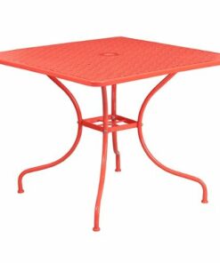 Flash Furniture - Oia Contemporary Patio Table - Coral 3