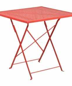 Flash Furniture - Oia Contemporary Patio Table - Coral 4