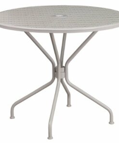 Flash Furniture - Oia Contemporary Patio Table - Light Gray 4
