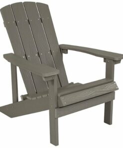 Flash Furniture - Charlestown Adirondack Chair - Gray 0