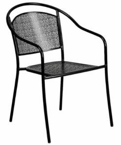 Flash Furniture - Oia Patio Chair - Black 1