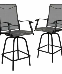 Flash Furniture - Valerie Patio Chair (set of 2) - Gray