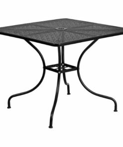 Flash Furniture - Oia Contemporary Patio Table - Black 3