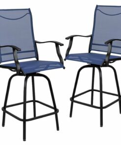 Flash Furniture - Valerie Patio Chair (set of 2) - Navy
