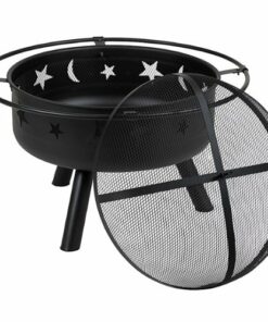 Flash Furniture - Chelton Fire Pit - Black 0