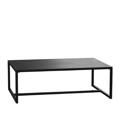 Flash Furniture - Brock Contemporary Patio Coffee Table - Black 0