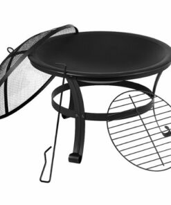 Flash Furniture - Chelton Fire Pit - Black 1