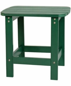 Flash Furniture - Charlestown Classic Adirondack Side Table - Green