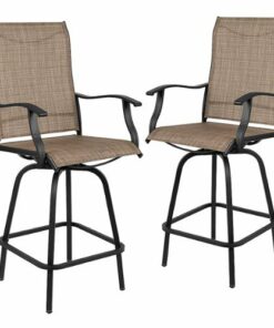Flash Furniture - Valerie Patio Chair (set of 2) - Brown