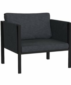 Flash Furniture - Lea Patio Lounge Chair - Charcoal 0