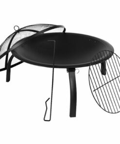 Flash Furniture - Chelton Fire Pit - Black 2