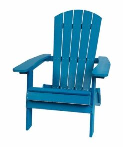 Flash Furniture - Charlestown Adirondack Chair - Blue 1
