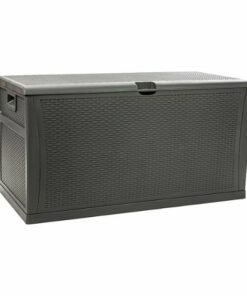 Flash Furniture - Nobu 120 Gallon Patio Storage Box - Gray