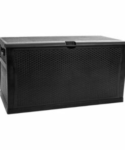 Flash Furniture - Nobu 120 Gallon Patio Storage Box - Black