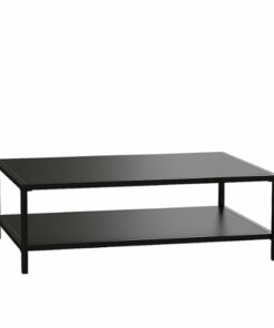 Flash Furniture - Brock Contemporary Patio Coffee Table - Black 1