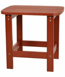 Flash Furniture - Charlestown Classic Adirondack Side Table - Red