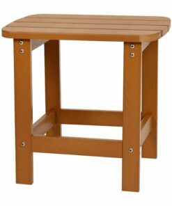 Flash Furniture - Charlestown Classic Adirondack Side Table - Teak