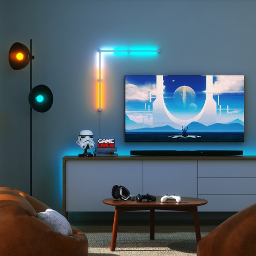 Nanoleaf - Lines 90 Degrees Smarter Kit (4 Light Lines) - Multicolor