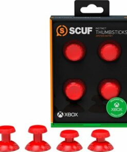 SCUF - Instinct Interchangeable Thumbsticks Joysticks Only for SCUF Instinct Pro Xbox Series X|S Controller I 4-Pack - Red