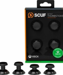 SCUF - Instinct Interchangeable Thumbsticks Joysticks Only for SCUF Instinct Pro Xbox Series X|S Controller I 4-Pack - Black