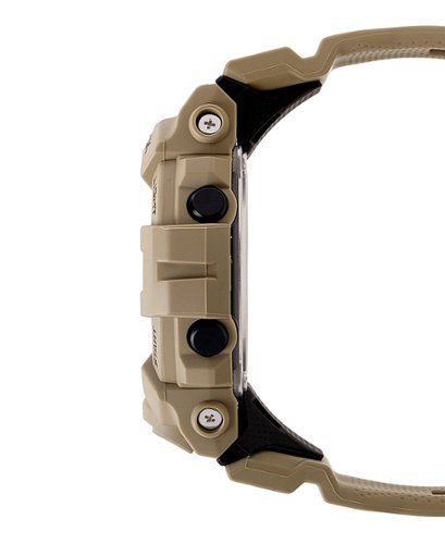 Casio - Men's G-Shock Analog-Digital Power Trainer with Bluetooth Mobile Link 49mm Watch - Tan