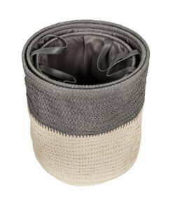 Honey-Can-Do - Set of 3 Flexible Laundry Baskets with Handles - Natural