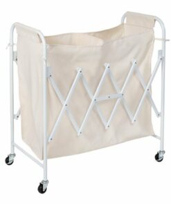 Honey-Can-Do - Collapsible Accordion Double Sorter - White