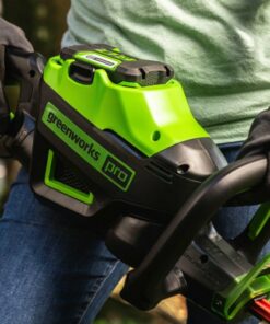 Greenworks - 26" 80 Volt Brushless Hedge Trimmer (2Ah battery & charger included) - Green
