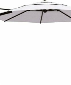 Yardbird® - 11.5' Octagon Cantilever Umbrella - Silver - Silver