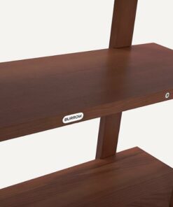Burrow - Index Hardwood 9-Shelf Bookshelf - Walnut