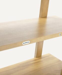 Burrow - Index Hardwood 30-Shelf Bookshelf - Oak