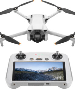 DJI - Geek Squad Certified Refurbished Mini 3 Drone with Remote Controller with a Screen - Gray