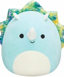 Jazwares - Squishmallow 16" Plush - Blue Triceratops - Malik