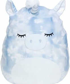 Jazwares - Squishmallow 16" Plush - Blue Unicorn - Delva